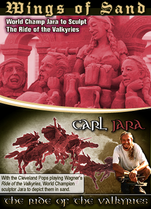Sand Sculptor Carl Jara