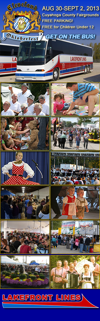 Lakefront Lines Bus Tours to the Cleveland Oktoberfest