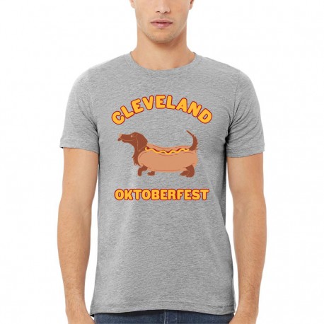 Cleveland Oktoberfest Hotdog T-shirt (Adult)