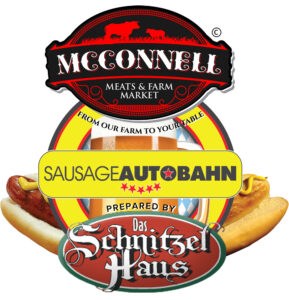 McConnell Meats Sausage Autobahn Prepared by Das Schnitzel Haus