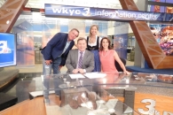 WKYC's Jim Donovan & Betsy Kling with Adam & Candyce